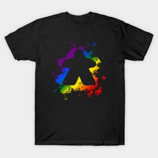 Meeple Splash - Rainbow T-Shirt